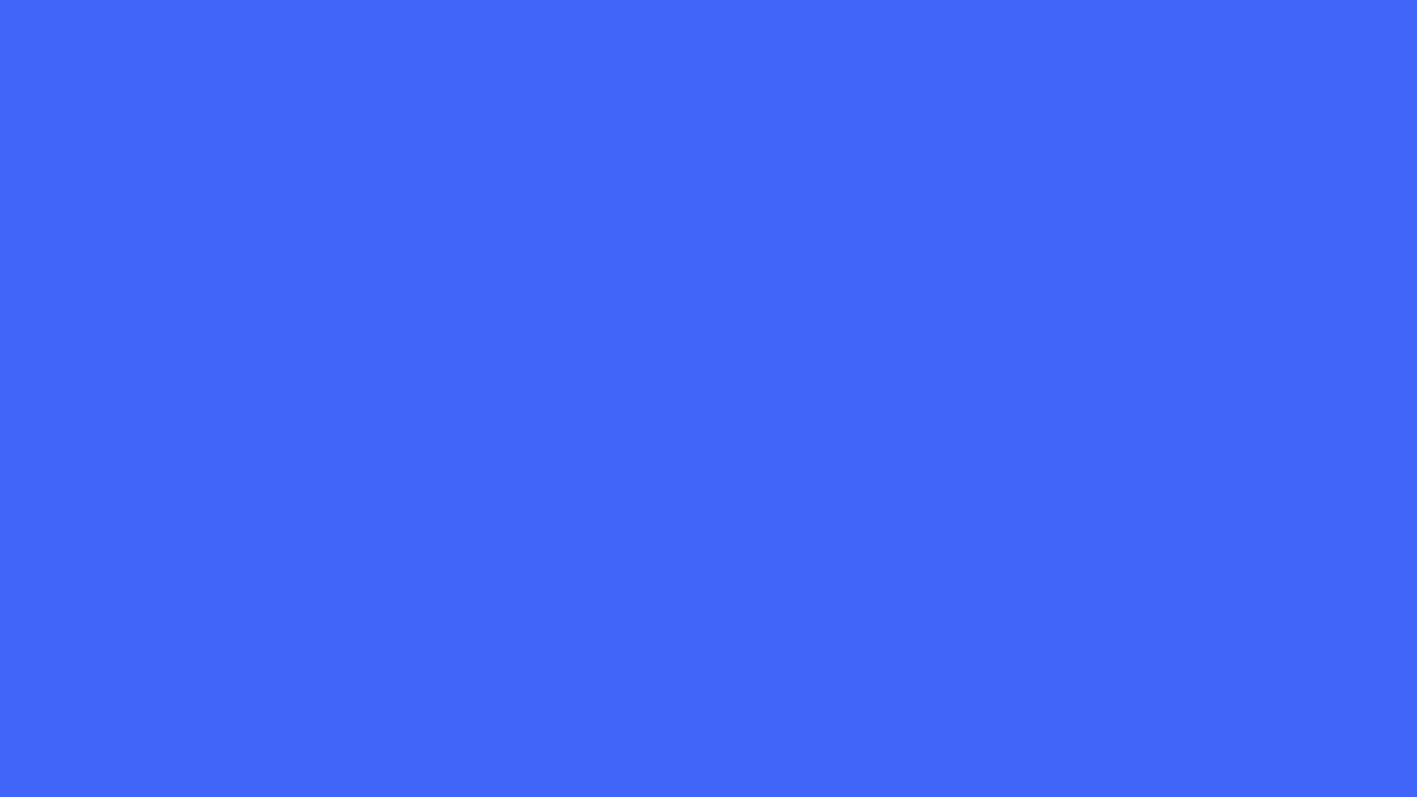 Plain ultramarine blue background