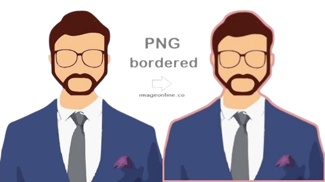 PNG bordered image